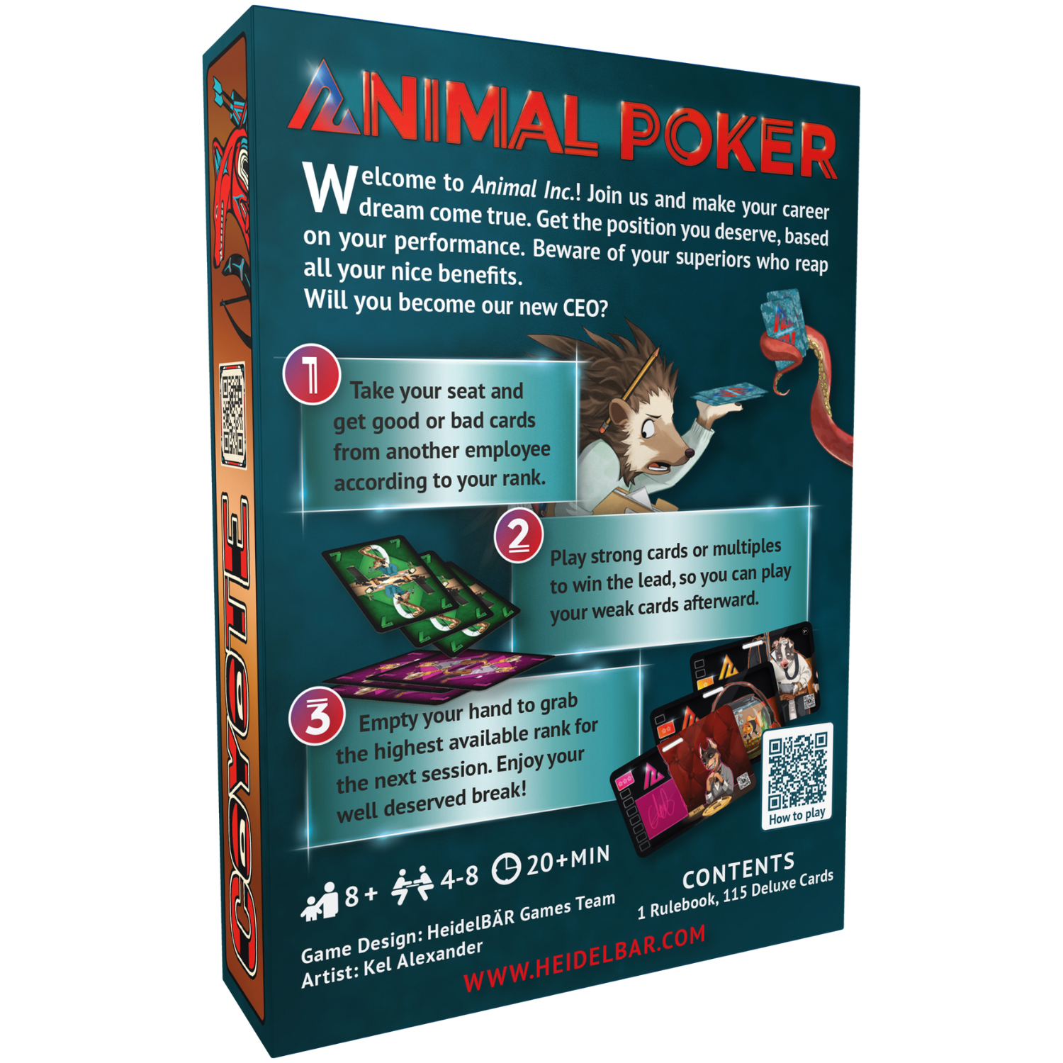 Animal Poker Family Card Game