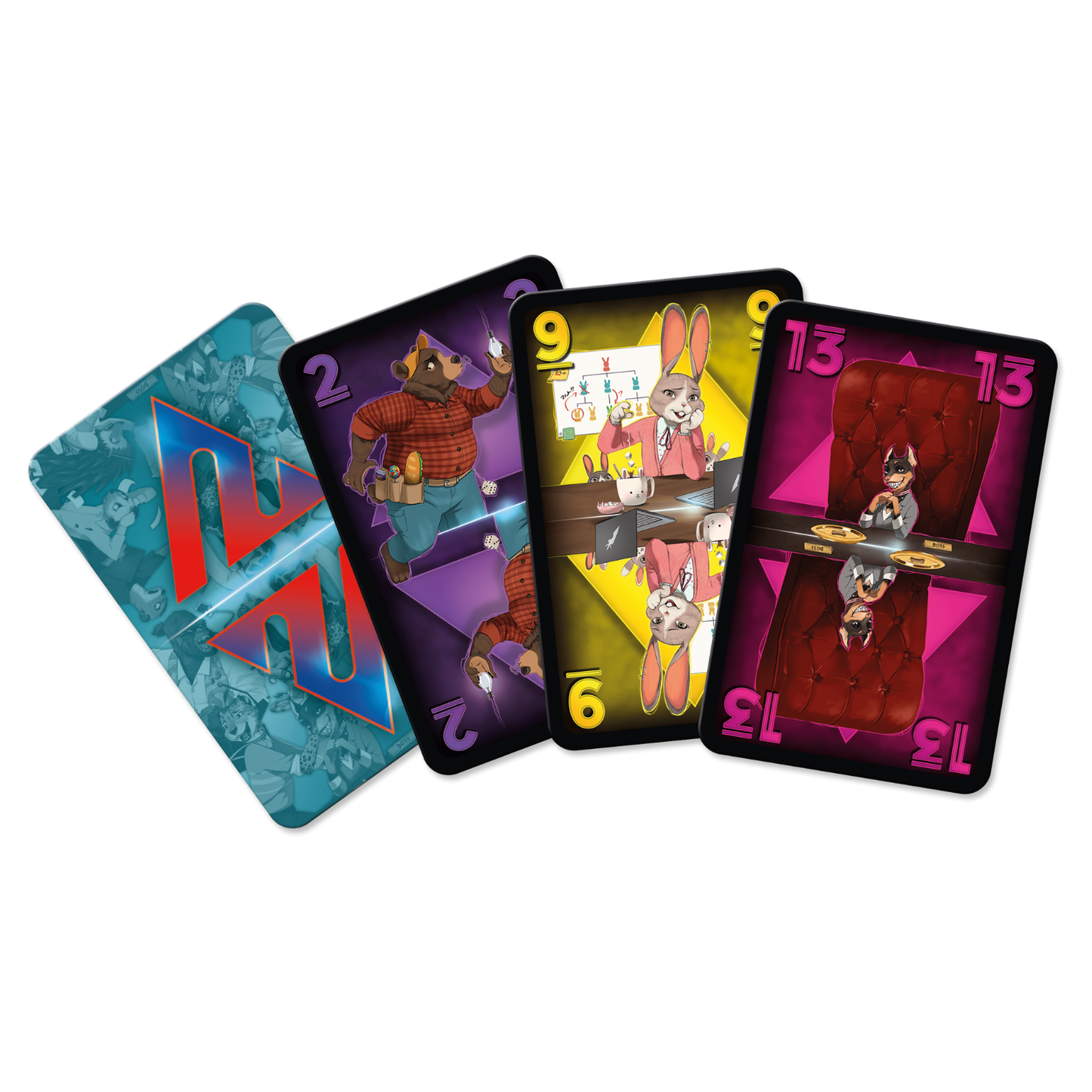 Animal Poker Family Card Game