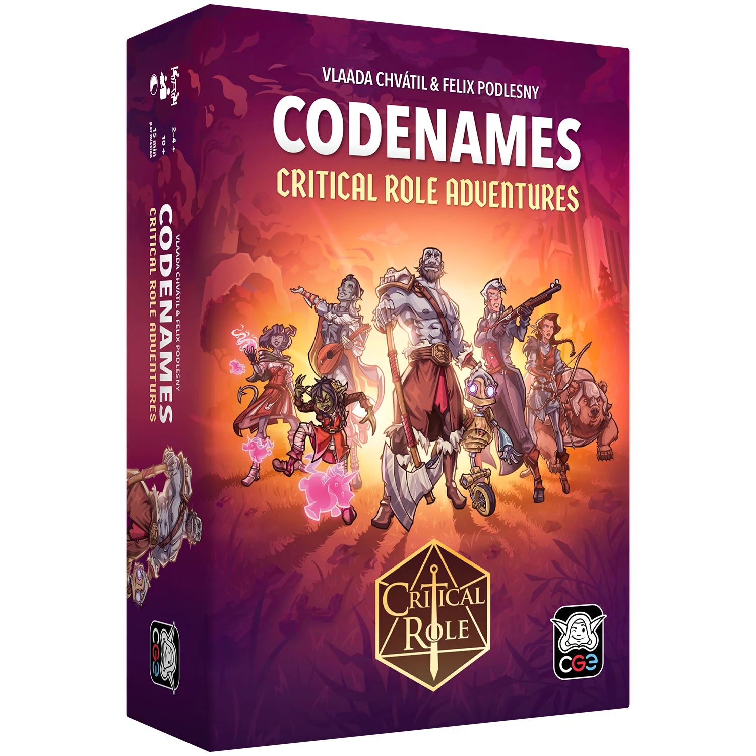 Codenames Critical Role Adventures -  Czech Games Edition