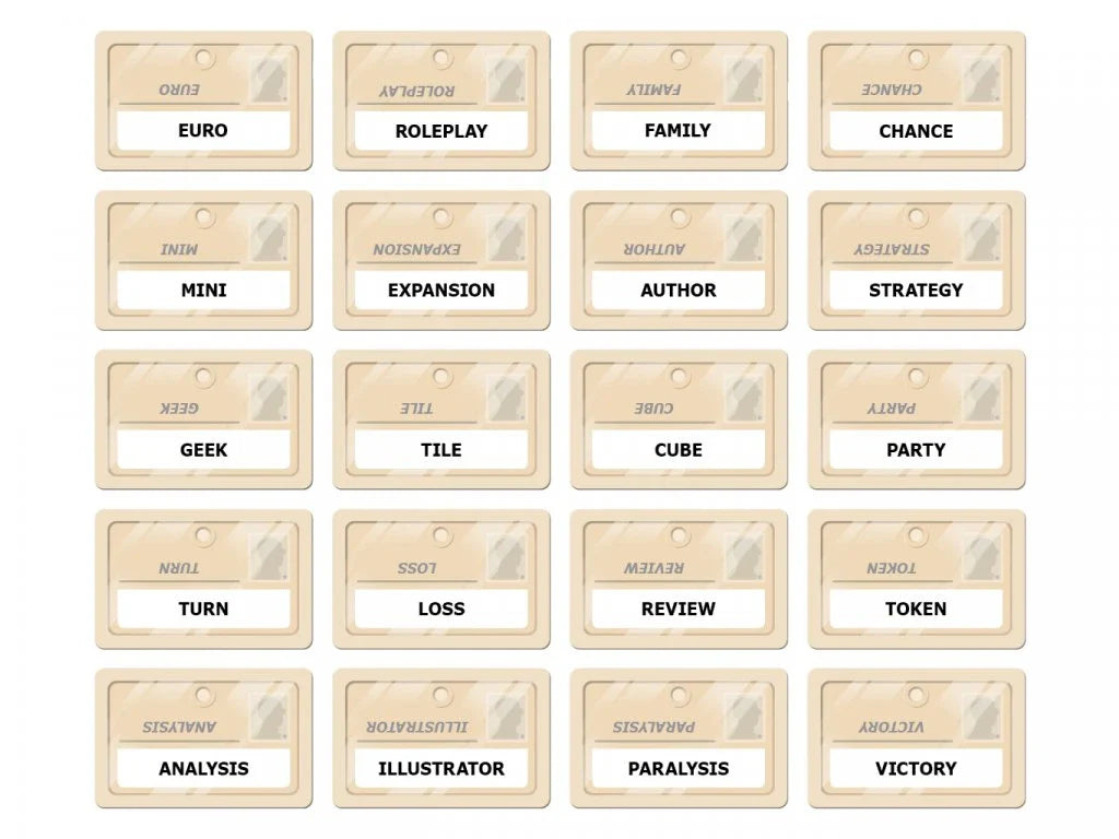 Codenames Family Party Board Game Promo