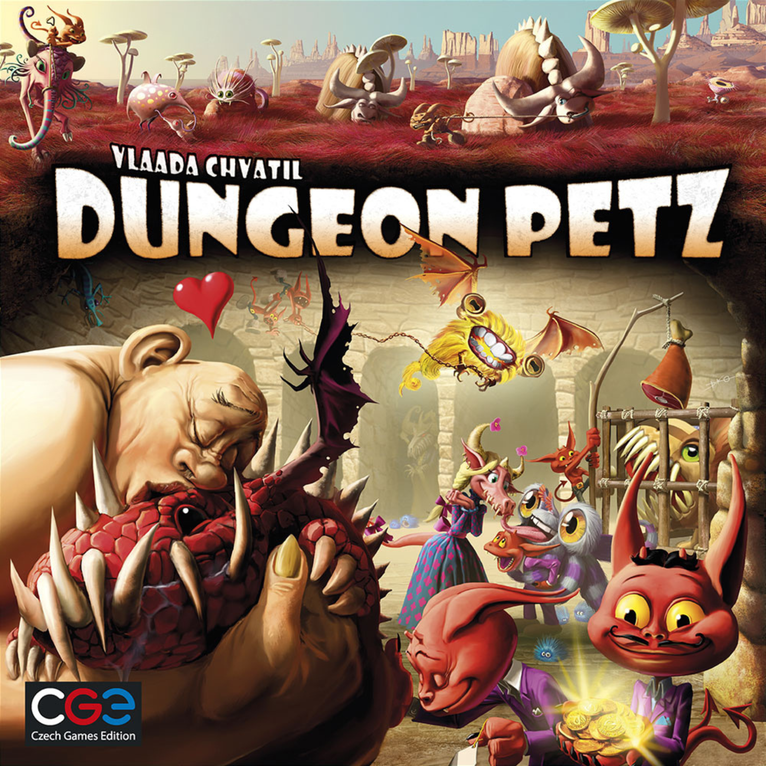 Dungeon Petz Strategy Board Game