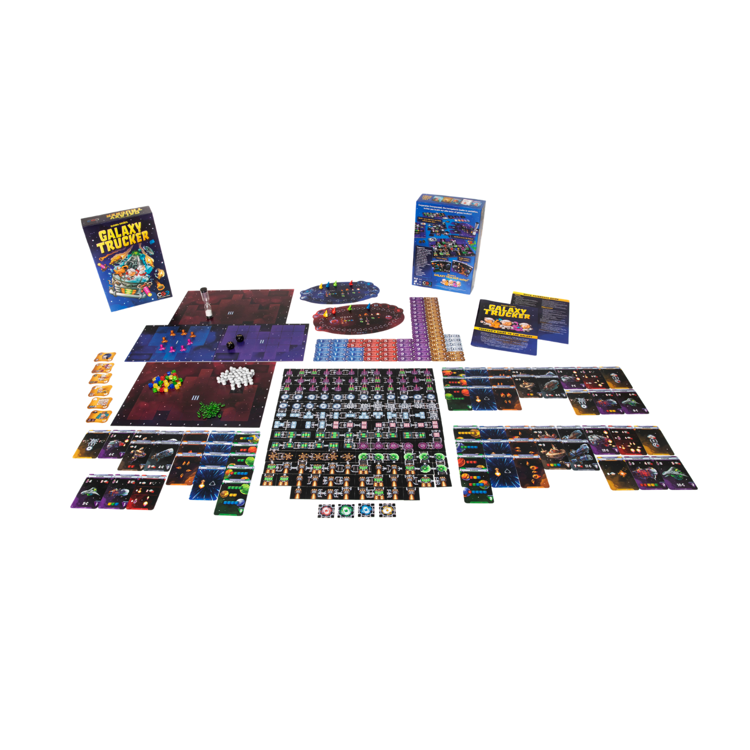 Galaxy Trucker Real-Time Tile Placement Board Game
