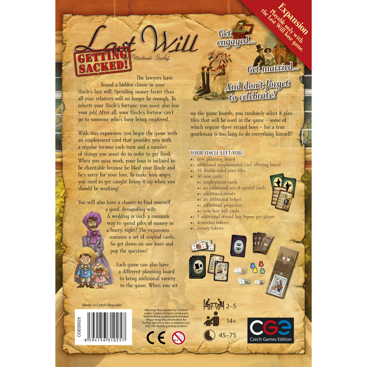 Last Will Getting Sacked Strategy Card Game
