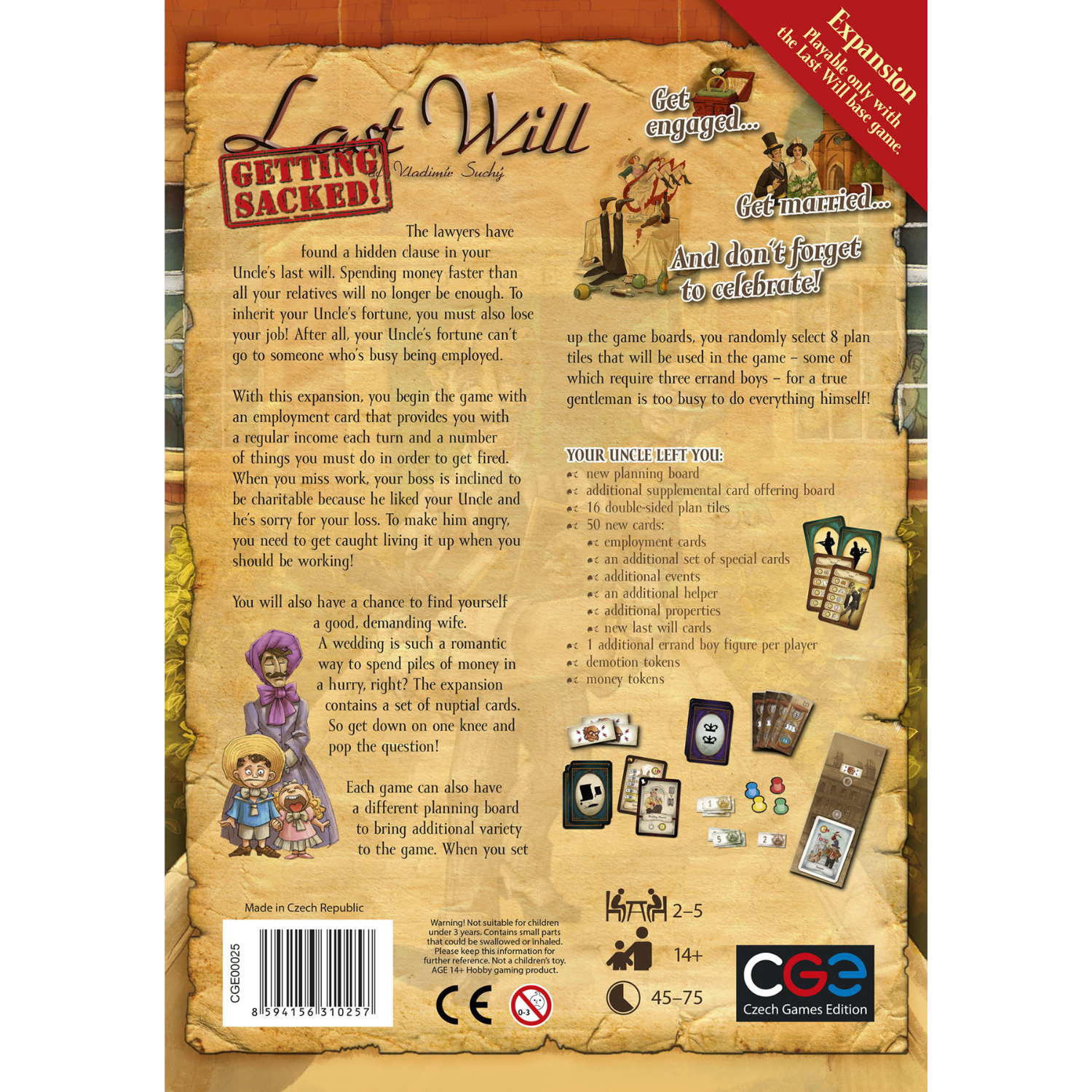 Last Will Getting Sacked Strategy Card Game
