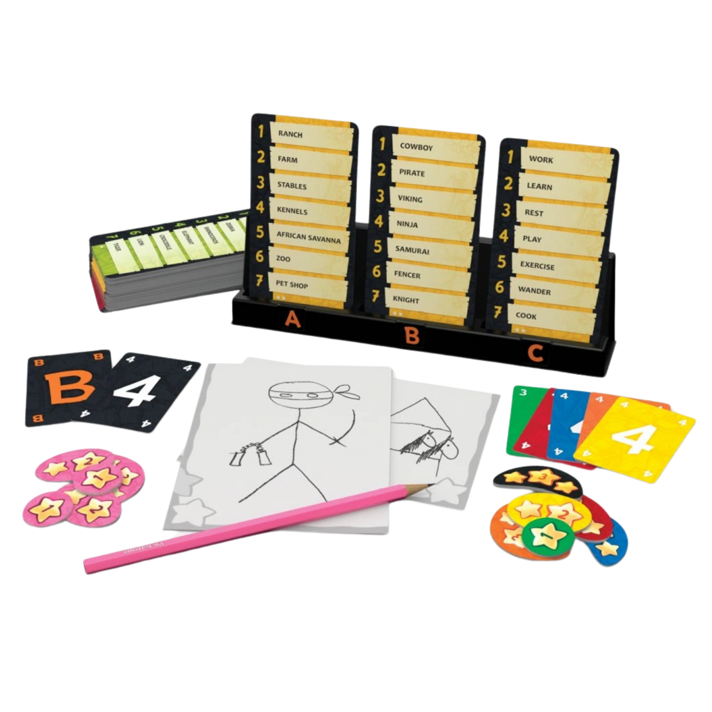Pictomania Drawing Family Party Board Game