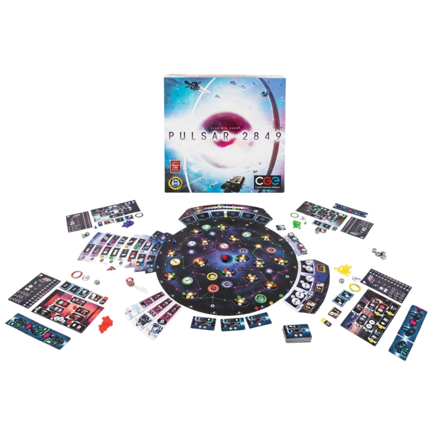 Pulsar 2849 Dice Drafting Strategy Board Game