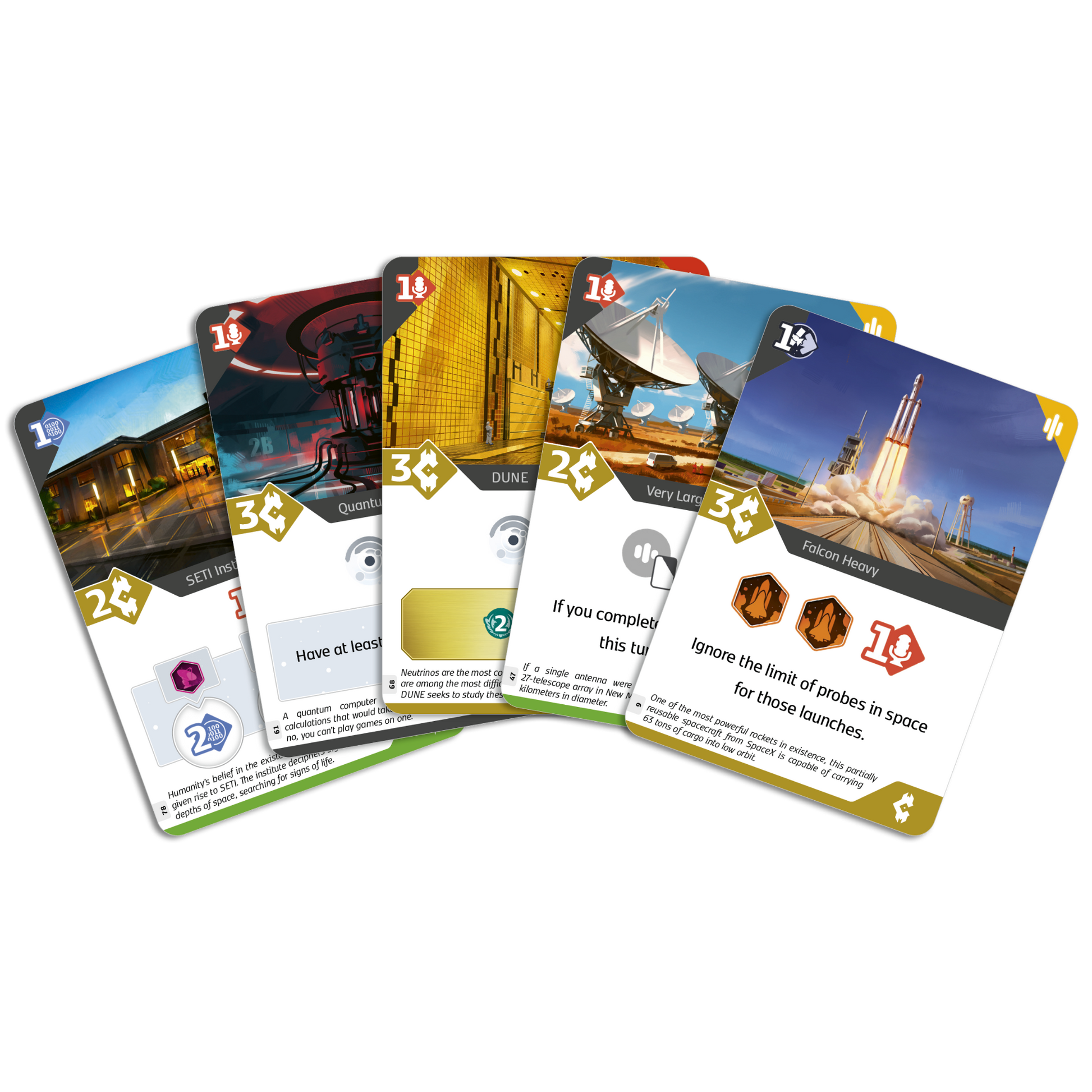 SETI Space Exploration Strategy Board Game