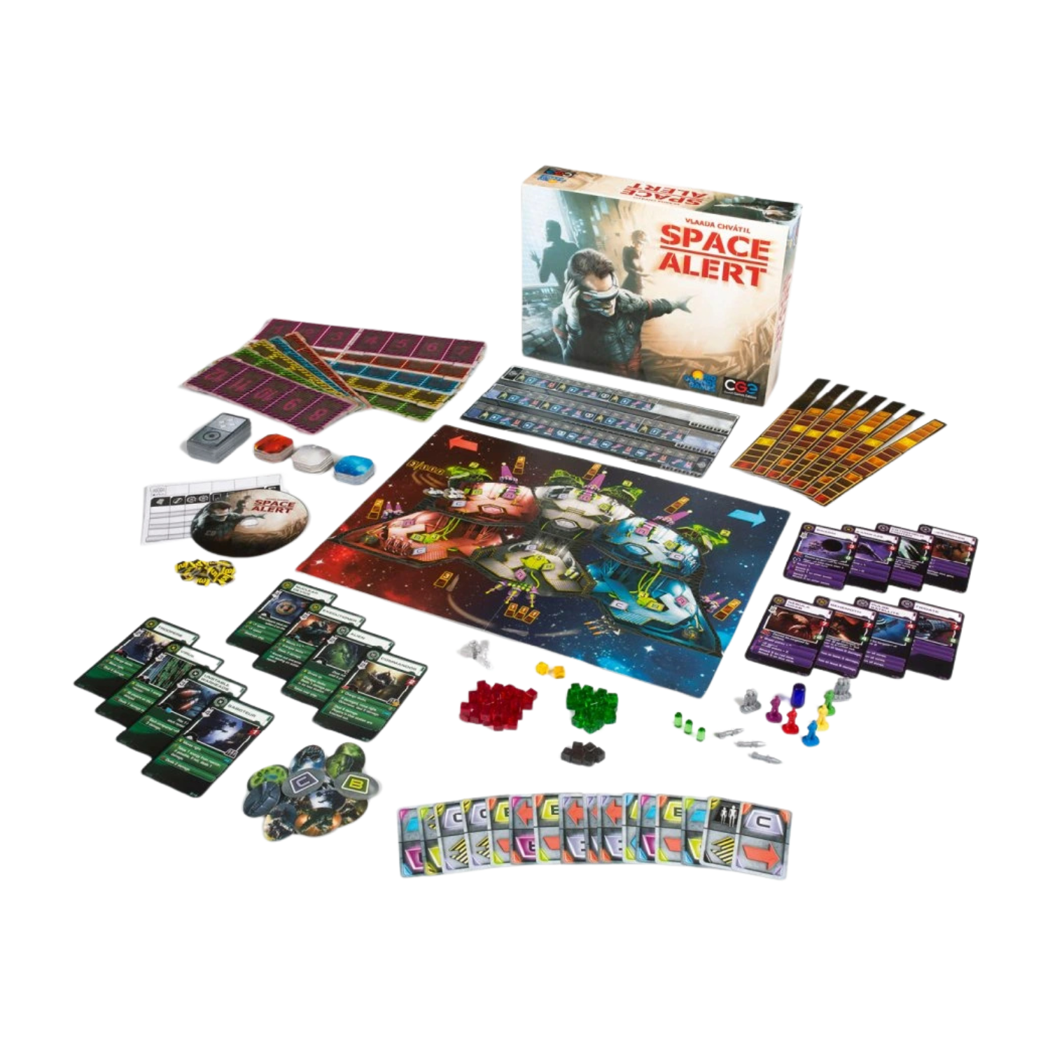 Space Alert Real-Time Strategy Board Game