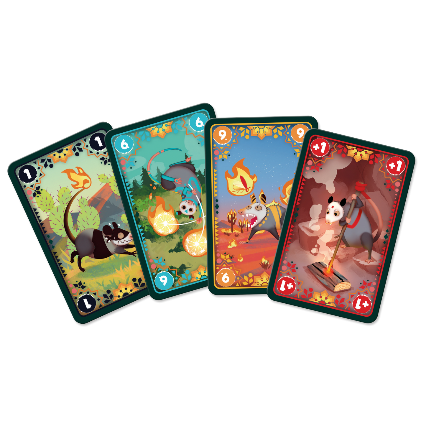 Tails on Fire Family Card Game