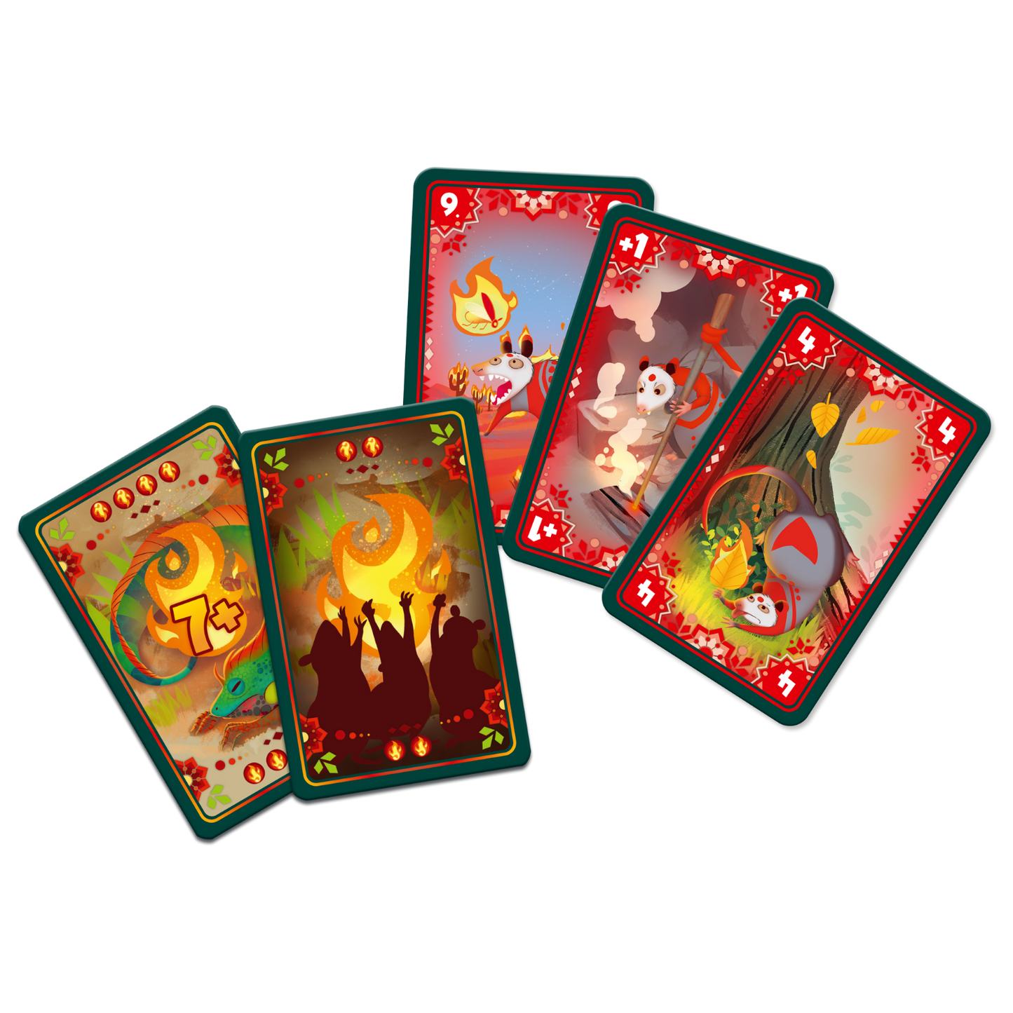Tails on Fire Family Card Game
