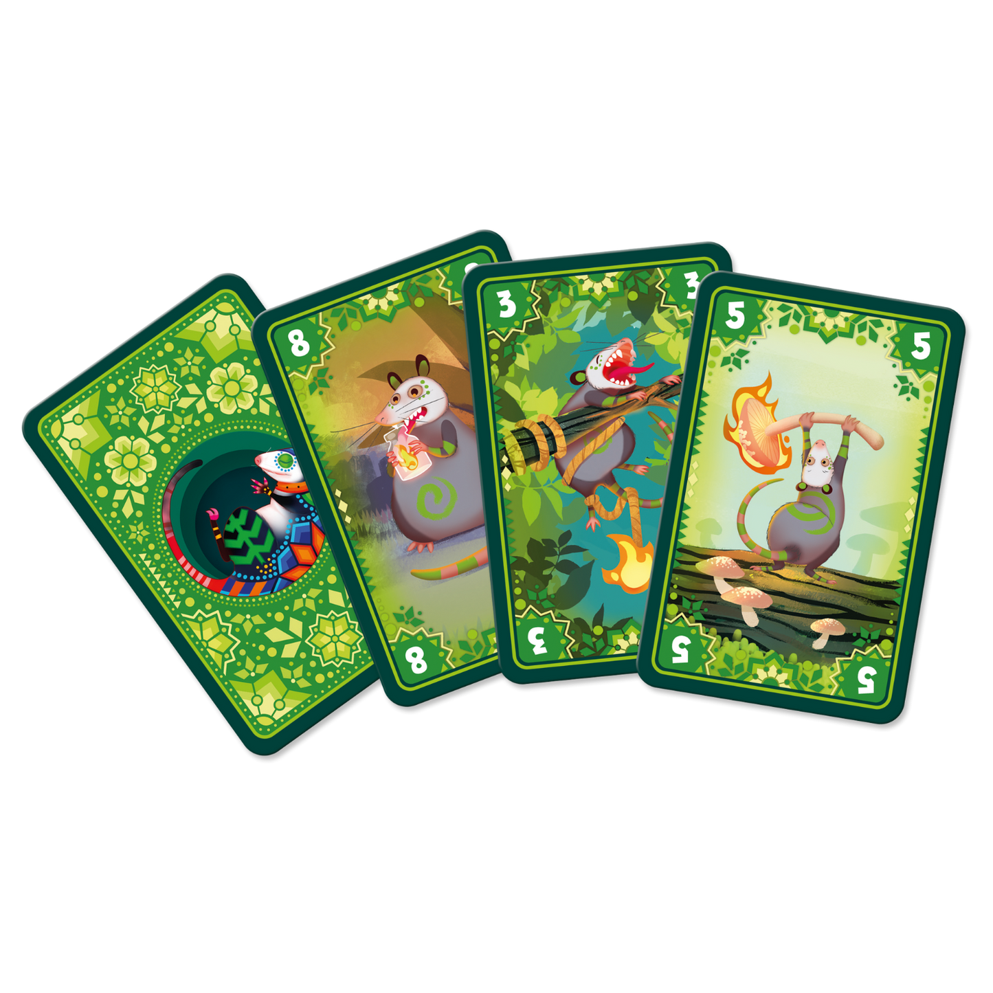 Tails on Fire Family Card Game