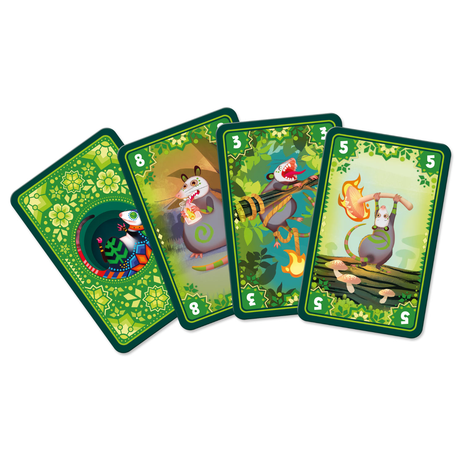 Tails on Fire Family Card Game