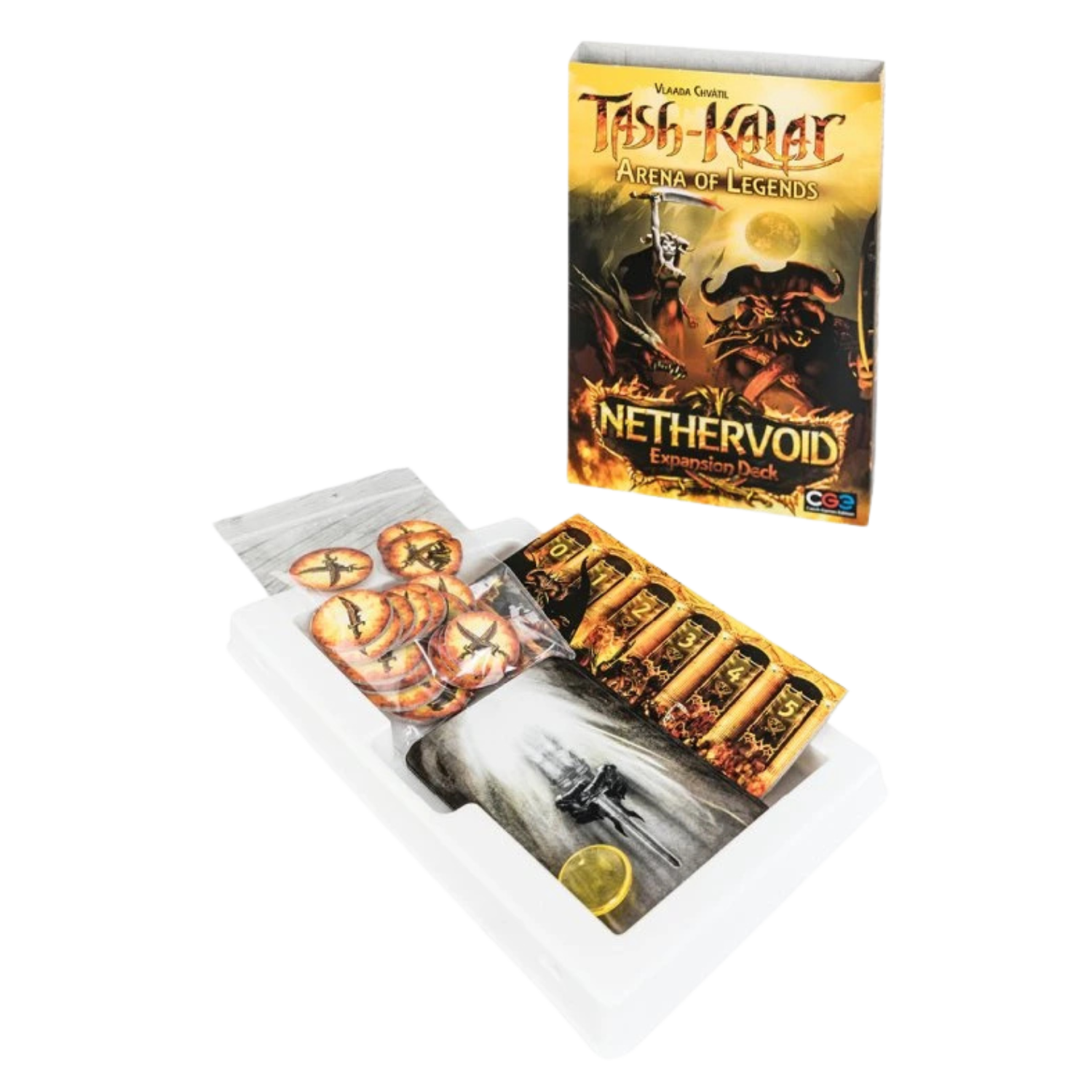 Tash-Kalar Arena of Legends Nethervoid Expansion Abstract Strategy Board Game