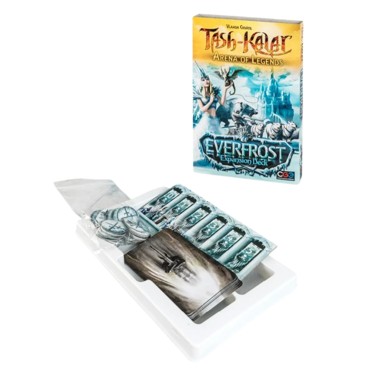 Tash-Kalar Arena of Legends Everfrost Expansion Abstract Strategy Board Game