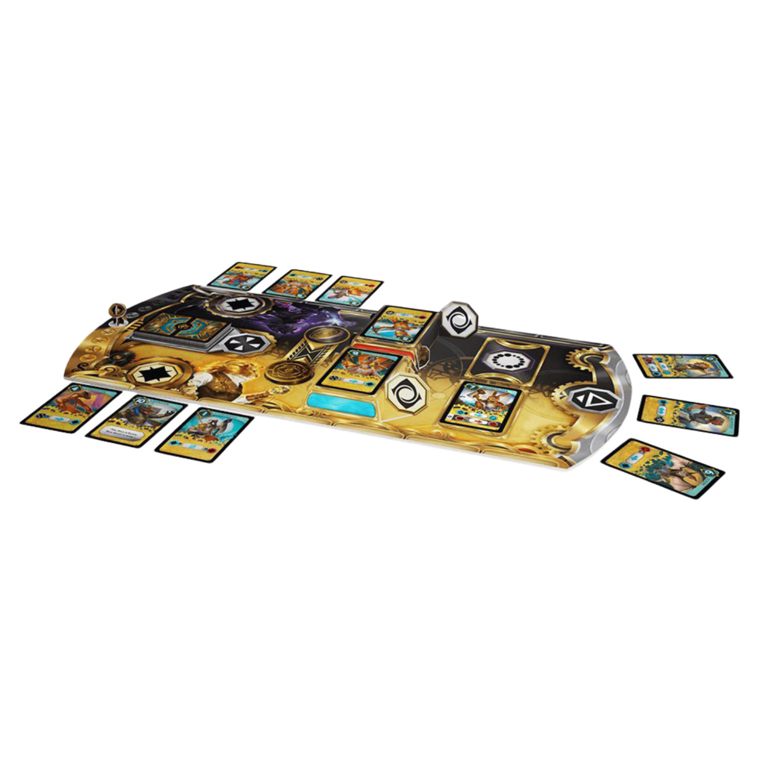 Time Division Two Player Strategy Family Card Game