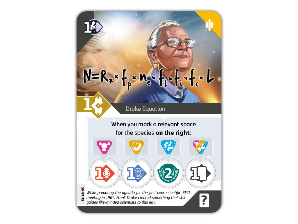 SETI – Drake Equation Promo Card [Spiel pickup]
