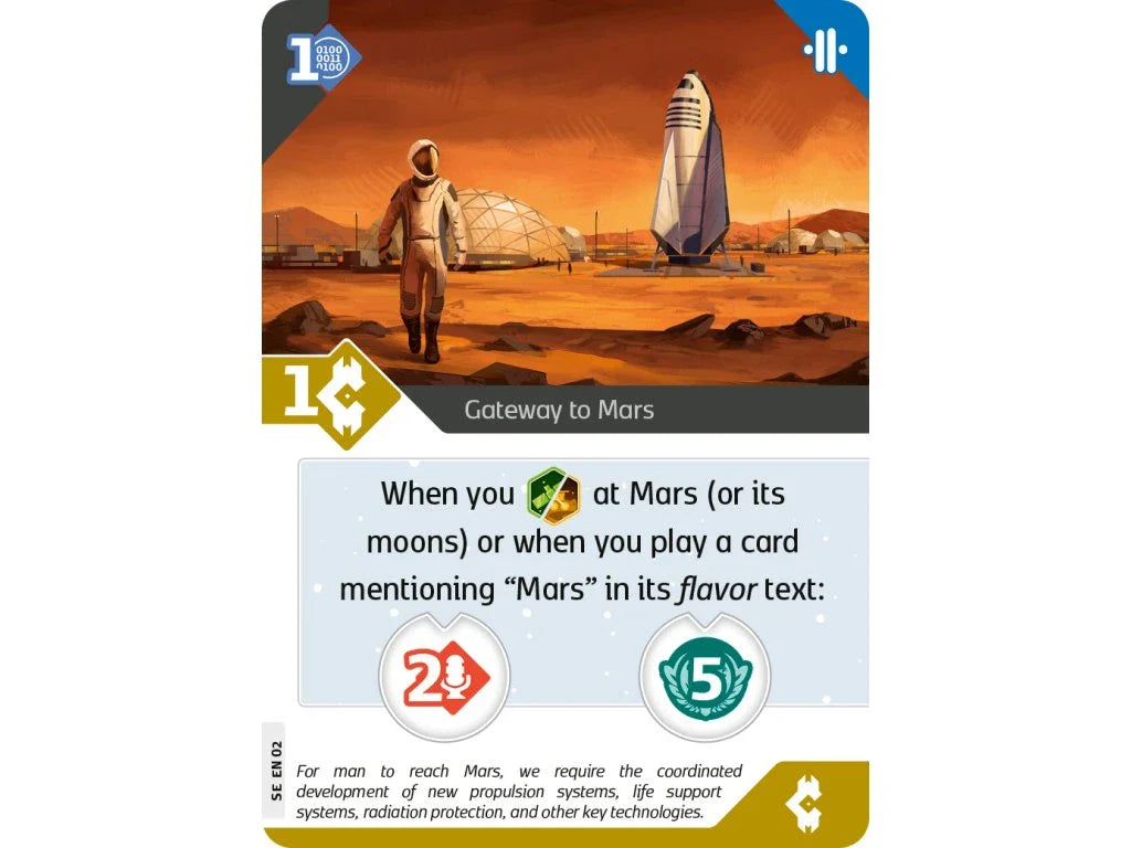 SETI – Gateway to Mars Promo Card